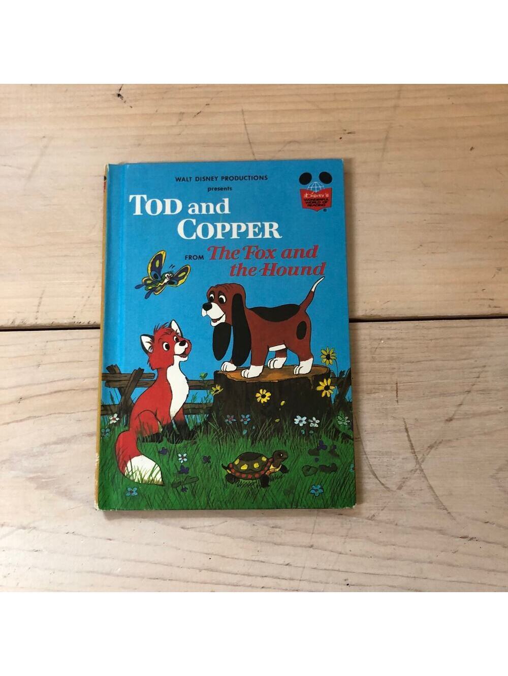 Disney Grolier Vintage 1980s Tod and Copper Children's Book